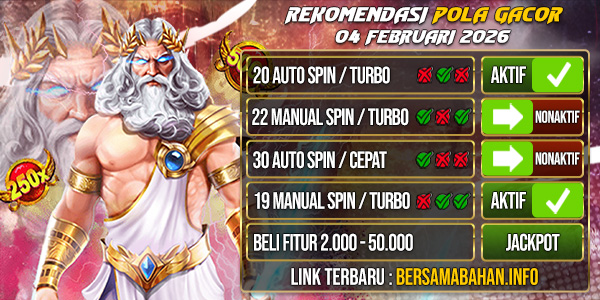 Bahantoto | Pola Gacor Hari Ini